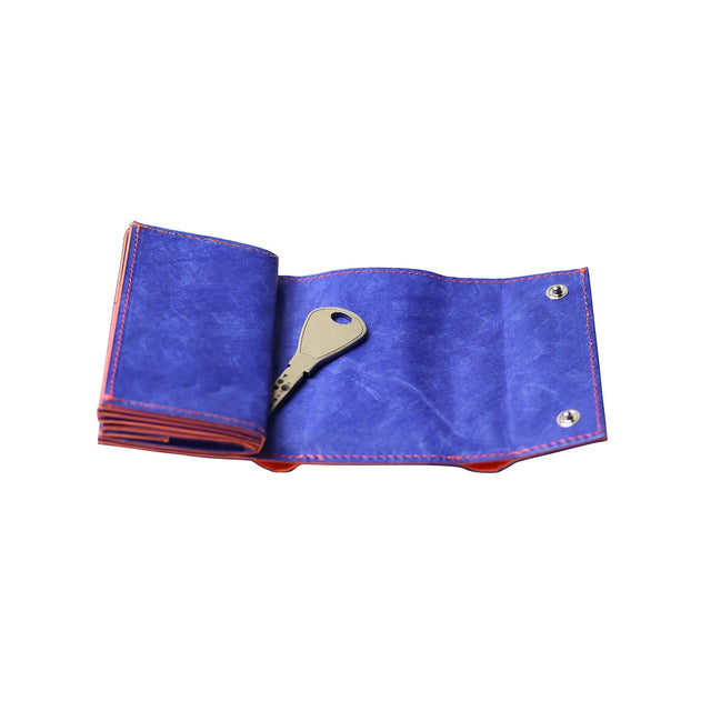 SITUS Minimalist Wallet Tyvek® | Blue×Fluorescent Orange