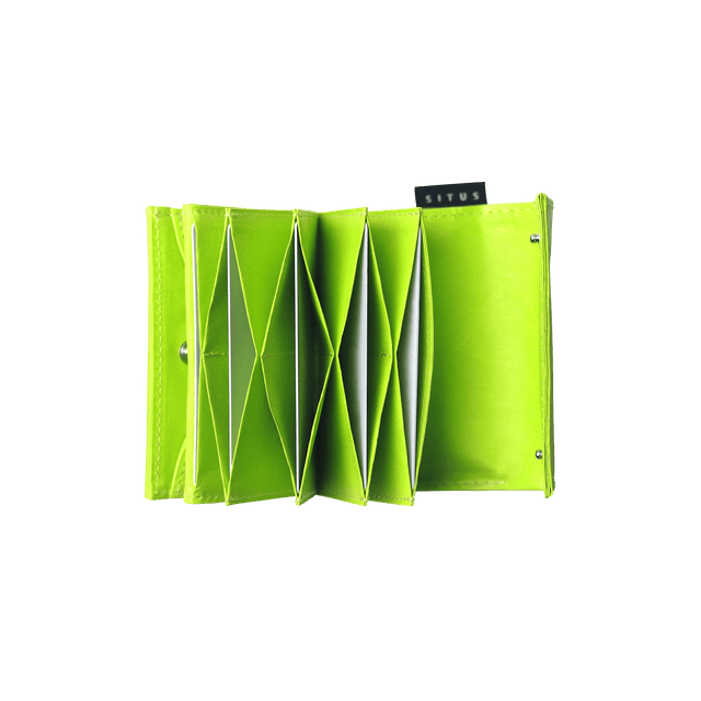 SITUS Minimalist Wallet Tyvek® | Fluorescent Green