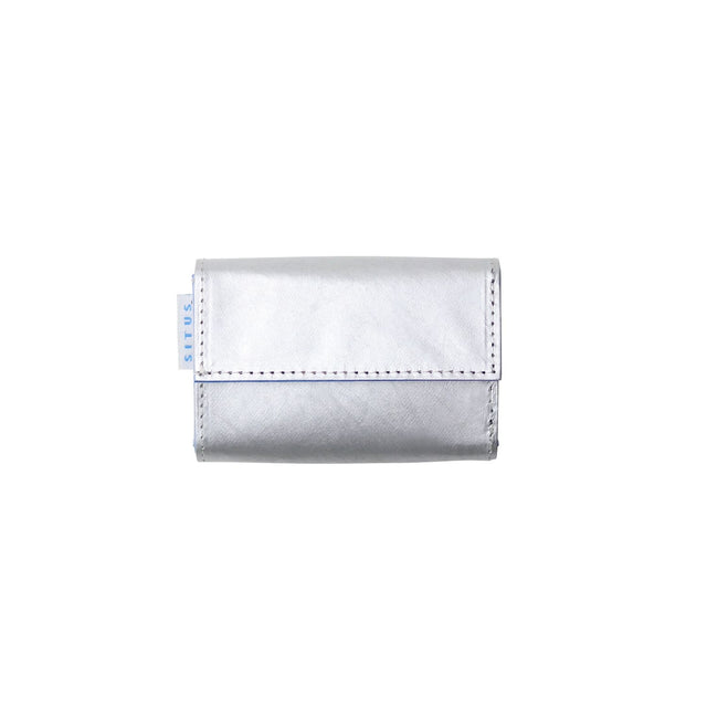 SITUS Minimalist Wallet Tyvek® | Silver×Cobalt Blue