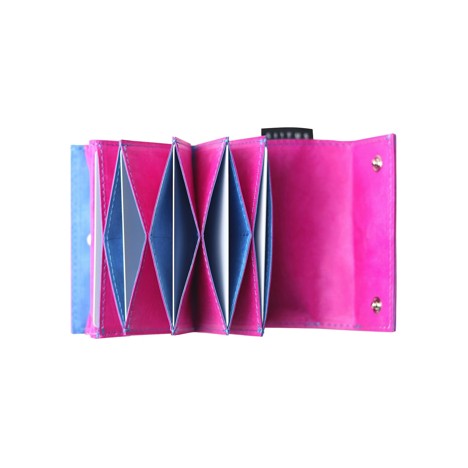 SITUS Minimalist Wallet Tyvek® | Bright Pink×Cobalt Blue – SITUS.TOKYO
