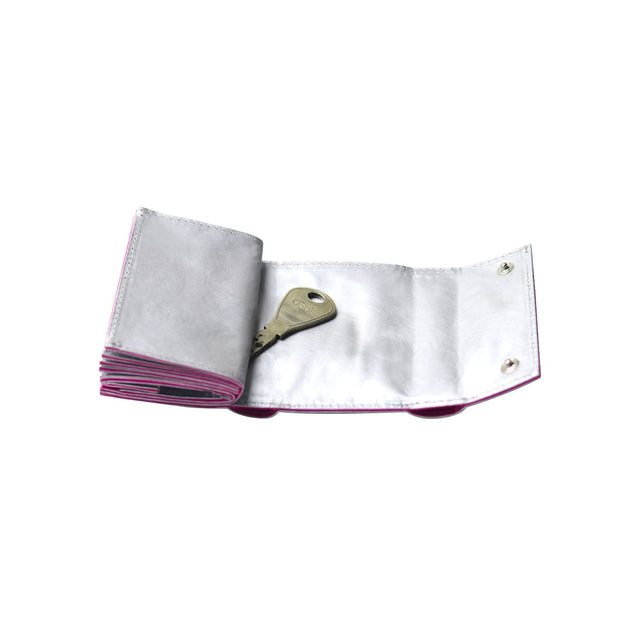 SITUS Minimalist Wallet Tyvek® | Silver×Bright Pink