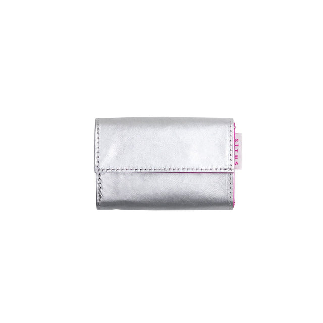 左利き用 SITUS Minimalist Wallet Tyvek® | Silver×Bright Pink