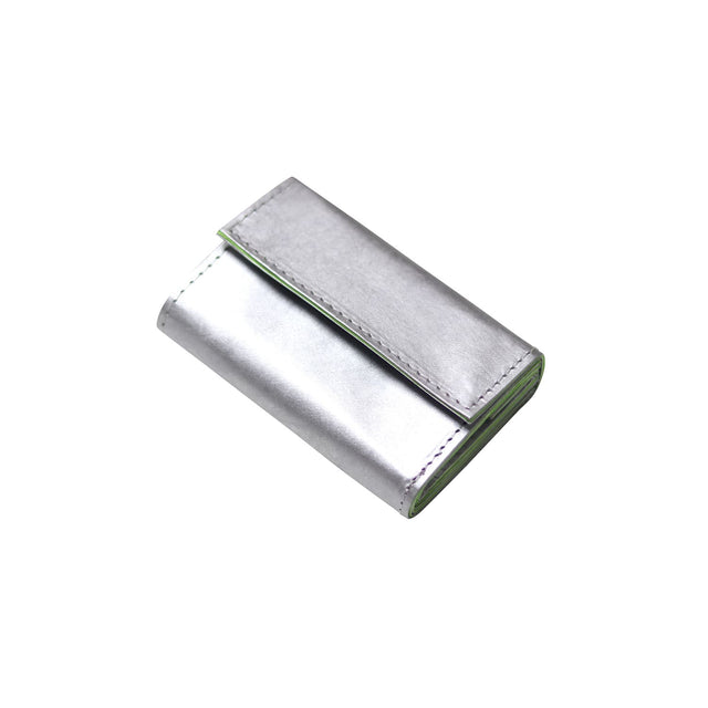 SITUS Minimalist Wallet Tyvek® | Silver×Fluorescent Green