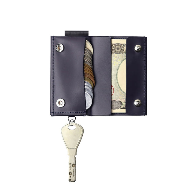 SITUS Micro Wallet Recycled Leather | Navy