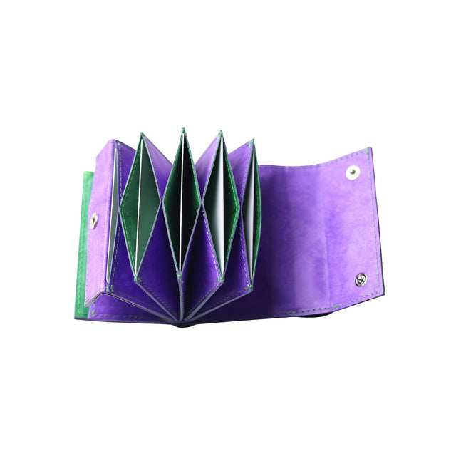SITUS Minimalist Wallet Tyvek® | Purple×Cobalt Green