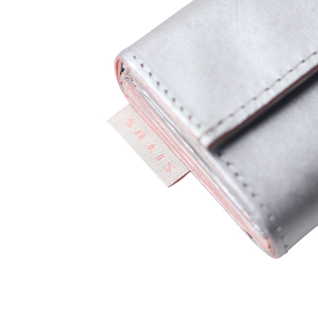 SITUS Minimalist Wallet Tyvek® | Silver×Light Pink