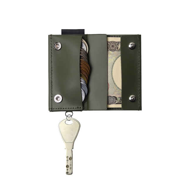 SITUS Micro Wallet Recycled Leather | Olive Green