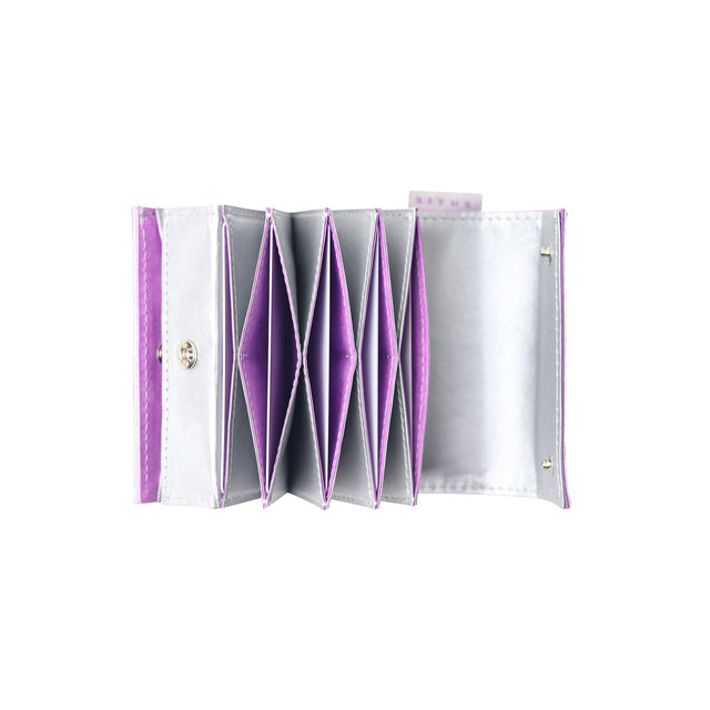 SITUS Minimalist Wallet Tyvek® | Silver×Light Purple