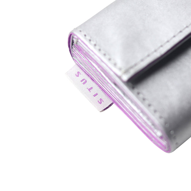 SITUS Minimalist Wallet Tyvek® | Silver×Light Purple