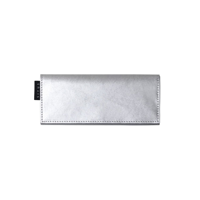 SITUS Short Slim Card Case Tyvek® | Silver
