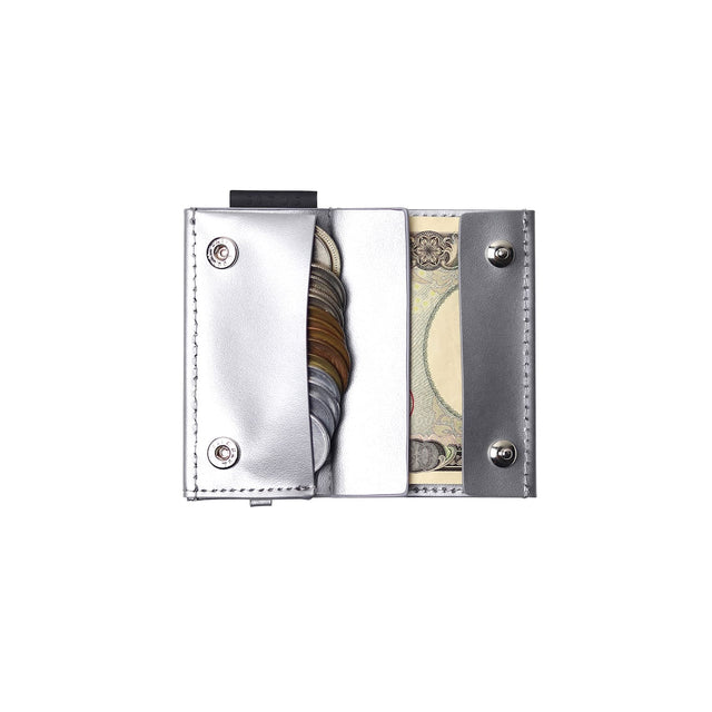 SITUS Micro Wallet Recycled Leather | Silver