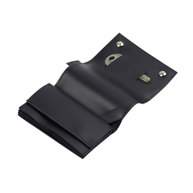 SITUS Tiny Wallet Recycled Leather | Black【Key Pocket付き】