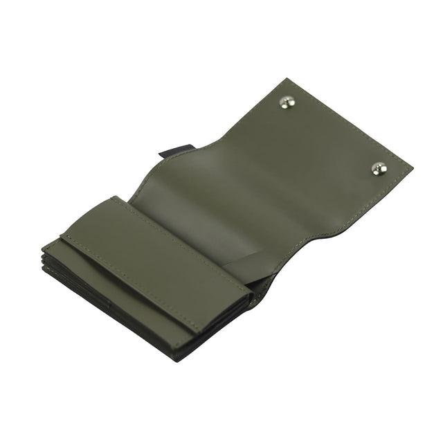 SITUS Tiny Wallet Recycled Leather | Olive Green