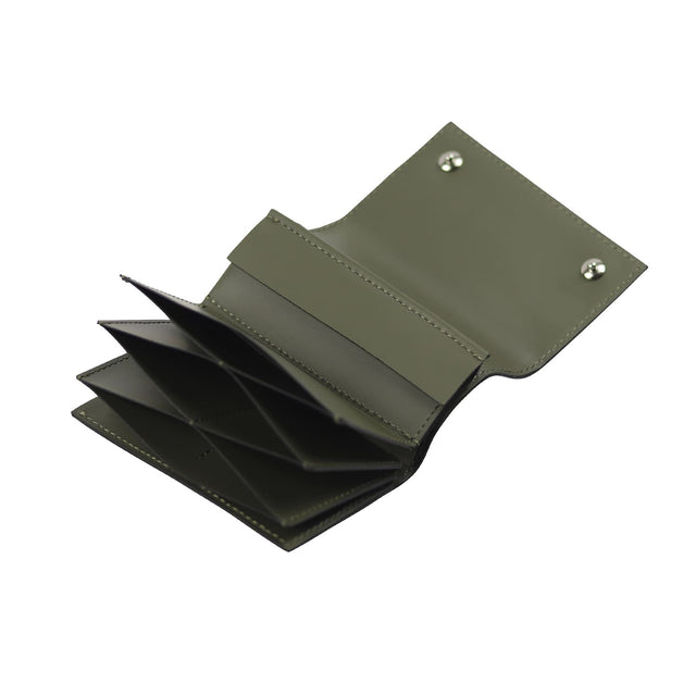 SITUS Tiny Wallet Recycled Leather | Olive Green