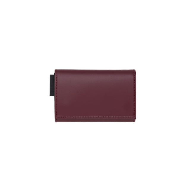 SITUS Tiny Wallet Recycled Leather | Wine Red