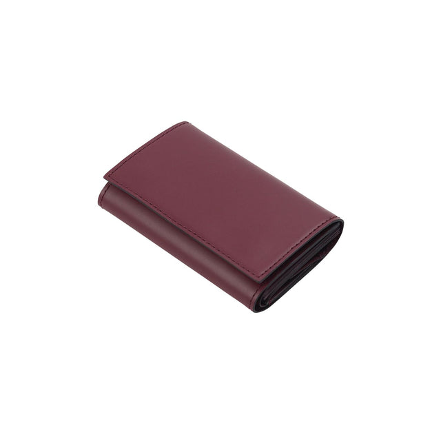 SITUS Tiny Wallet Recycled Leather | Wine Red