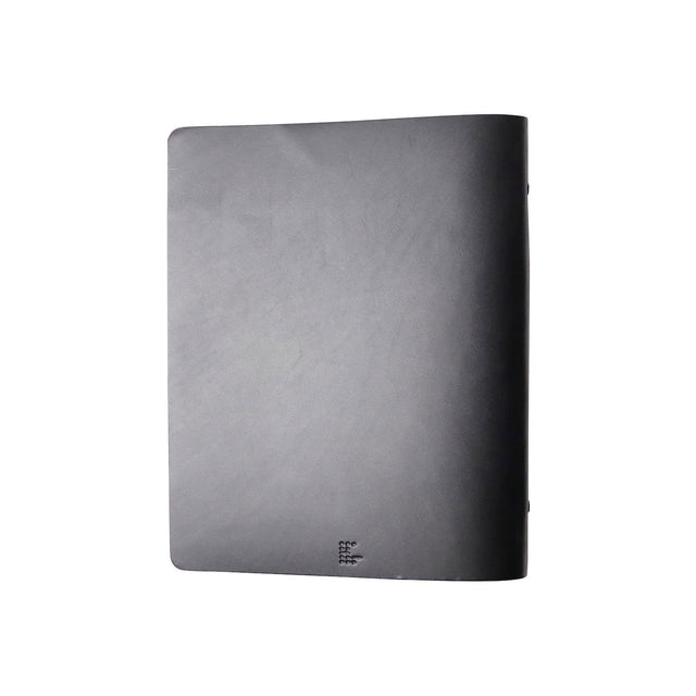 2-Ring Leather Binder | Black
