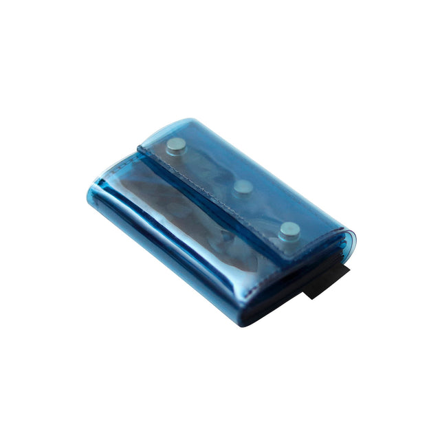 左利き用 SITUS Minimalist Wallet PVC | Clear Blue