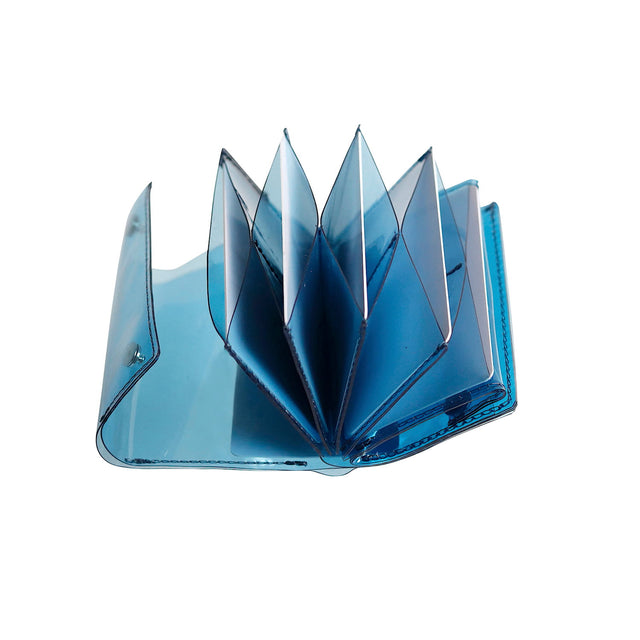 左利き用 SITUS Minimalist Wallet PVC | Clear Blue