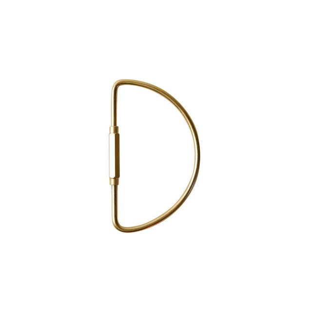 SITUS Brass Screw Lock Keychain | D-Shape