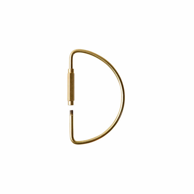 SITUS Brass Screw Lock Keychain | D-Shape