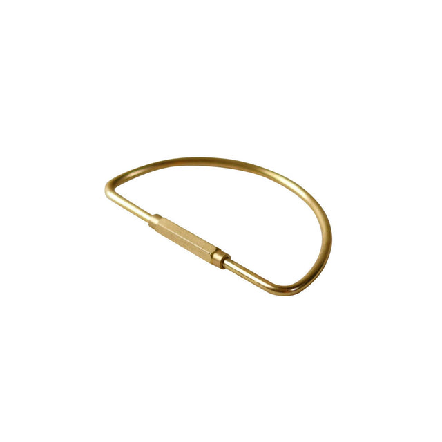 SITUS Brass Screw Lock Keychain | D-Shape