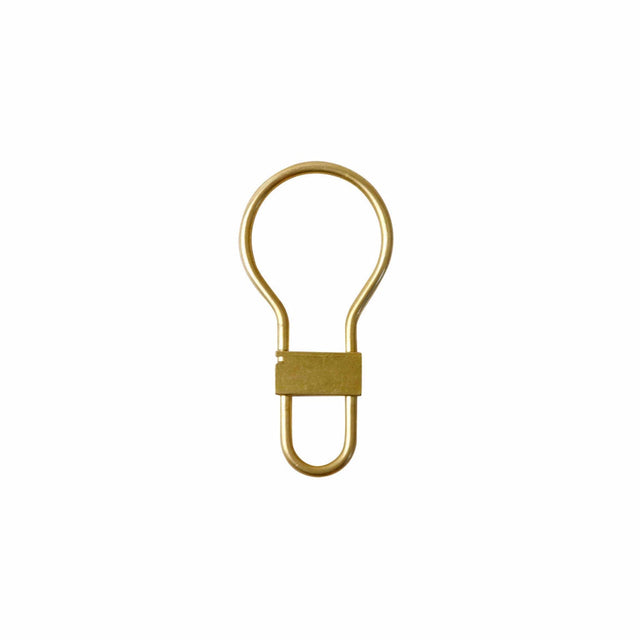 SITUS Brass Screw Lock Keychain | Light Bulb Shape