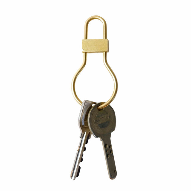 SITUS Brass Screw Lock Keychain | Light Bulb Shape