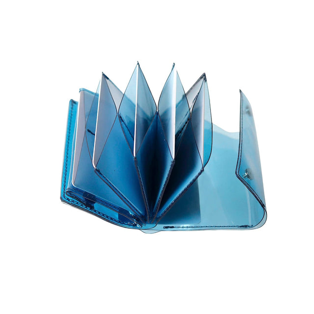 SITUS Minimalist Wallet PVC | Clear Blue