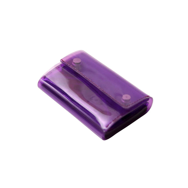 SITUS Minimalist Wallet PVC | Clear Purple
