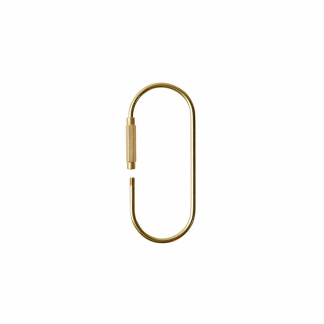 SITUS Brass Screw Lock Keychain | Pill Shape
