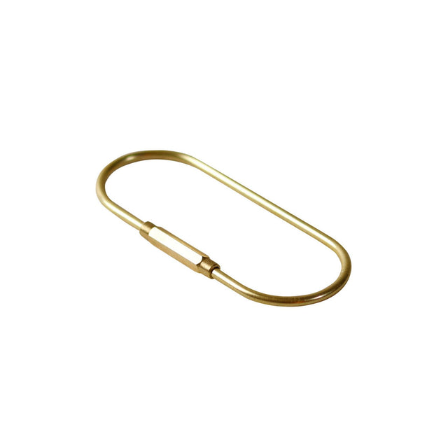 SITUS Brass Screw Lock Keychain | Pill Shape