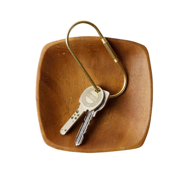 SITUS Brass Screw Lock Keychain | Pill Shape
