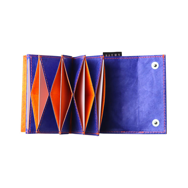 SITUS Minimalist Wallet Tyvek® | Blue×Fluorescent Orange