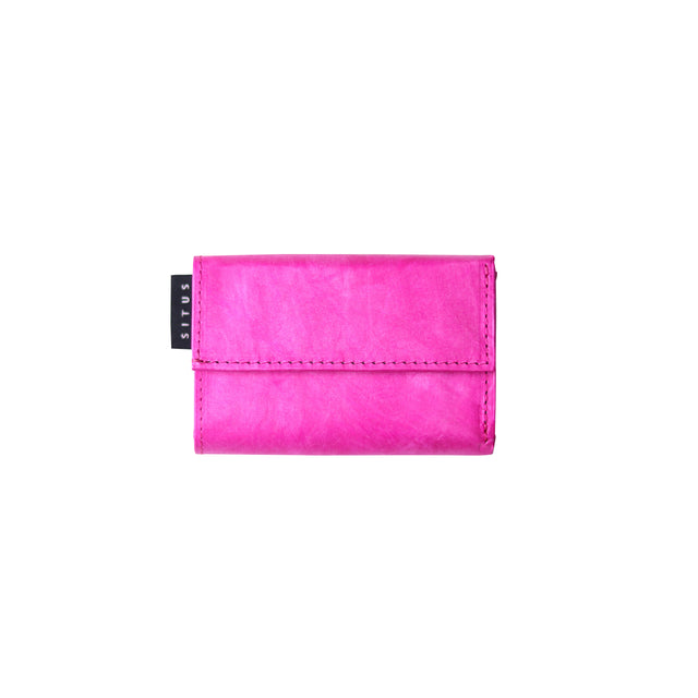 SITUS Minimalist Wallet Tyvek® | Bright Pink