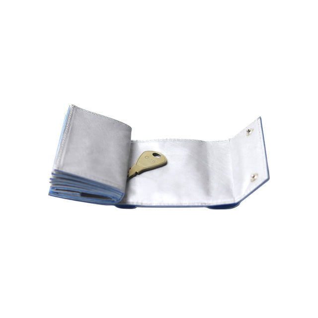 SITUS Minimalist Wallet Tyvek® | Silver×Cobalt Blue