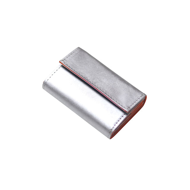 SITUS Minimalist Wallet Tyvek® | Silver×Fluorescent Orange