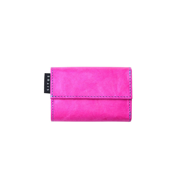 SITUS Minimalist Wallet Tyvek® | Bright Pink×Cobalt Blue
