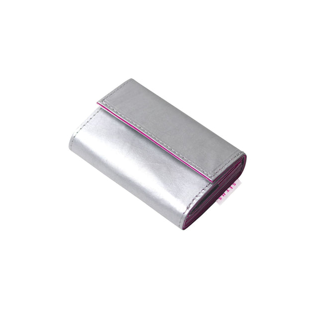 左利き用 SITUS Minimalist Wallet Tyvek® | Silver×Bright Pink