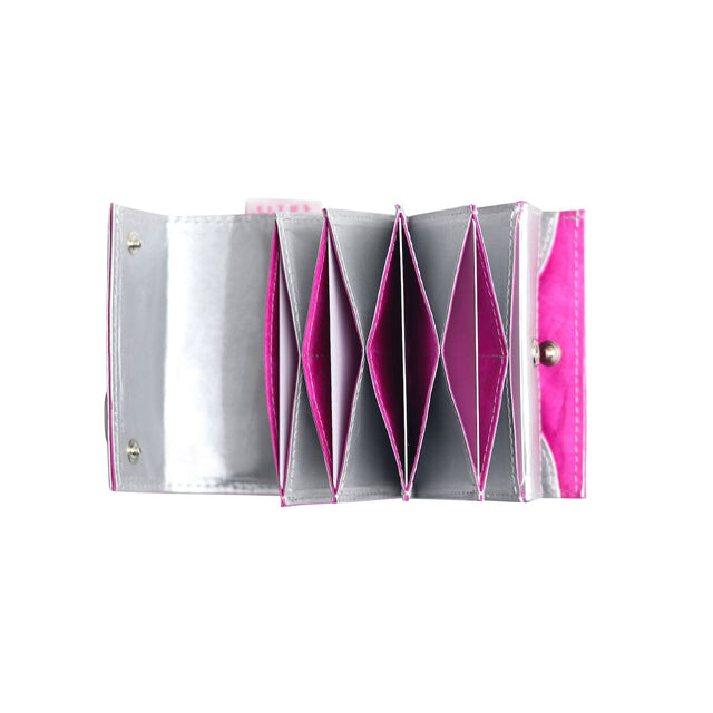 左利き用 SITUS Minimalist Wallet Tyvek® | Silver×Bright Pink