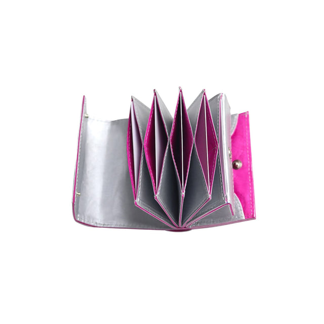 左利き用 SITUS Minimalist Wallet Tyvek® | Silver×Bright Pink