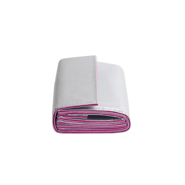 左利き用 SITUS Minimalist Wallet Tyvek® | Silver×Bright Pink