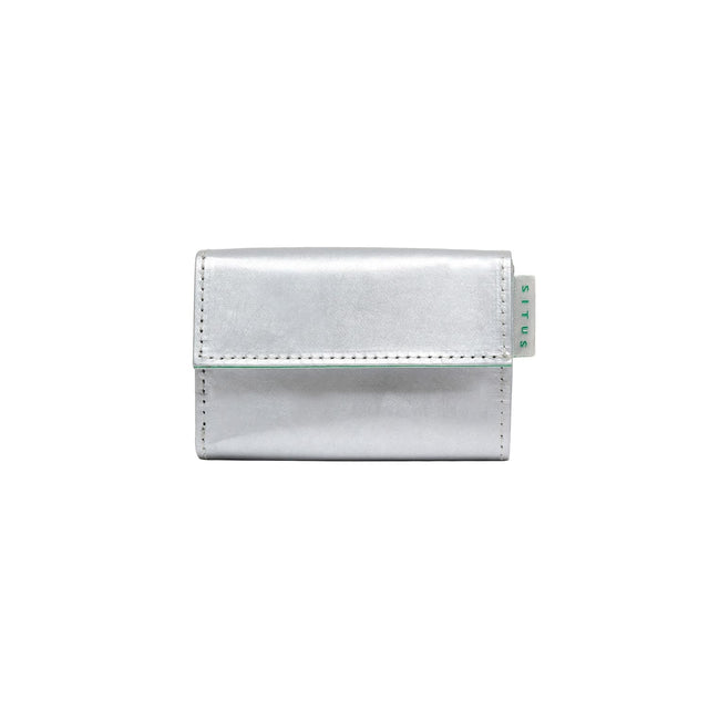 左利き用 SITUS Minimalist Wallet Tyvek® | Silver×Cobalt Green