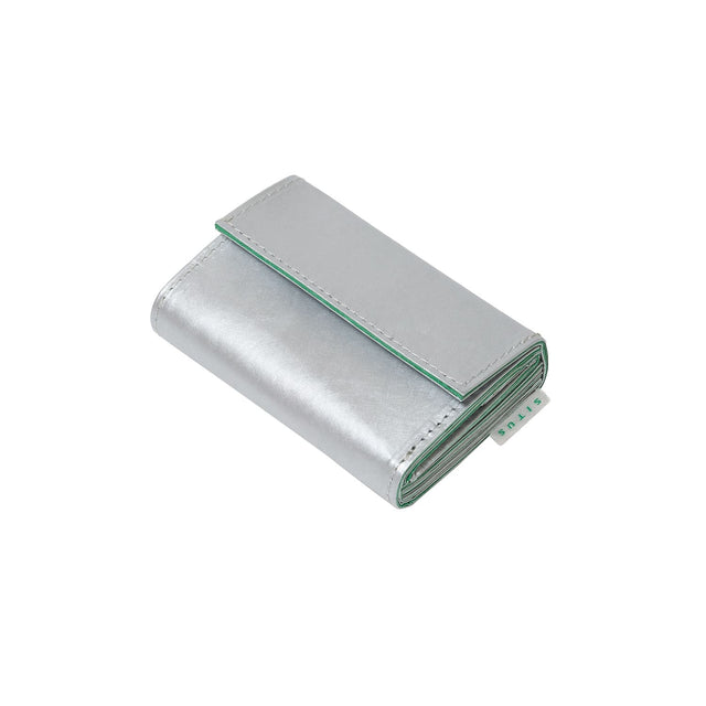 左利き用 SITUS Minimalist Wallet Tyvek® | Silver×Cobalt Green