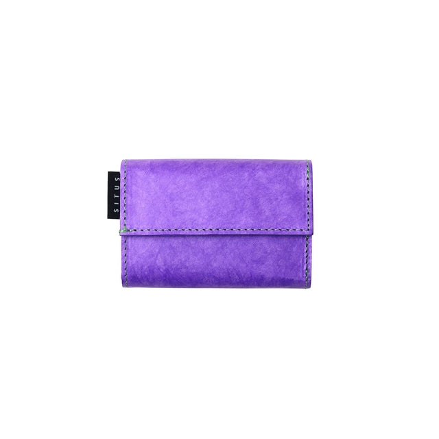 SITUS Minimalist Wallet Tyvek® | Purple×Cobalt Green