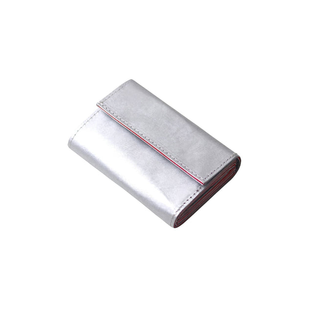 SITUS Minimalist Wallet Tyvek® | Silver×Red