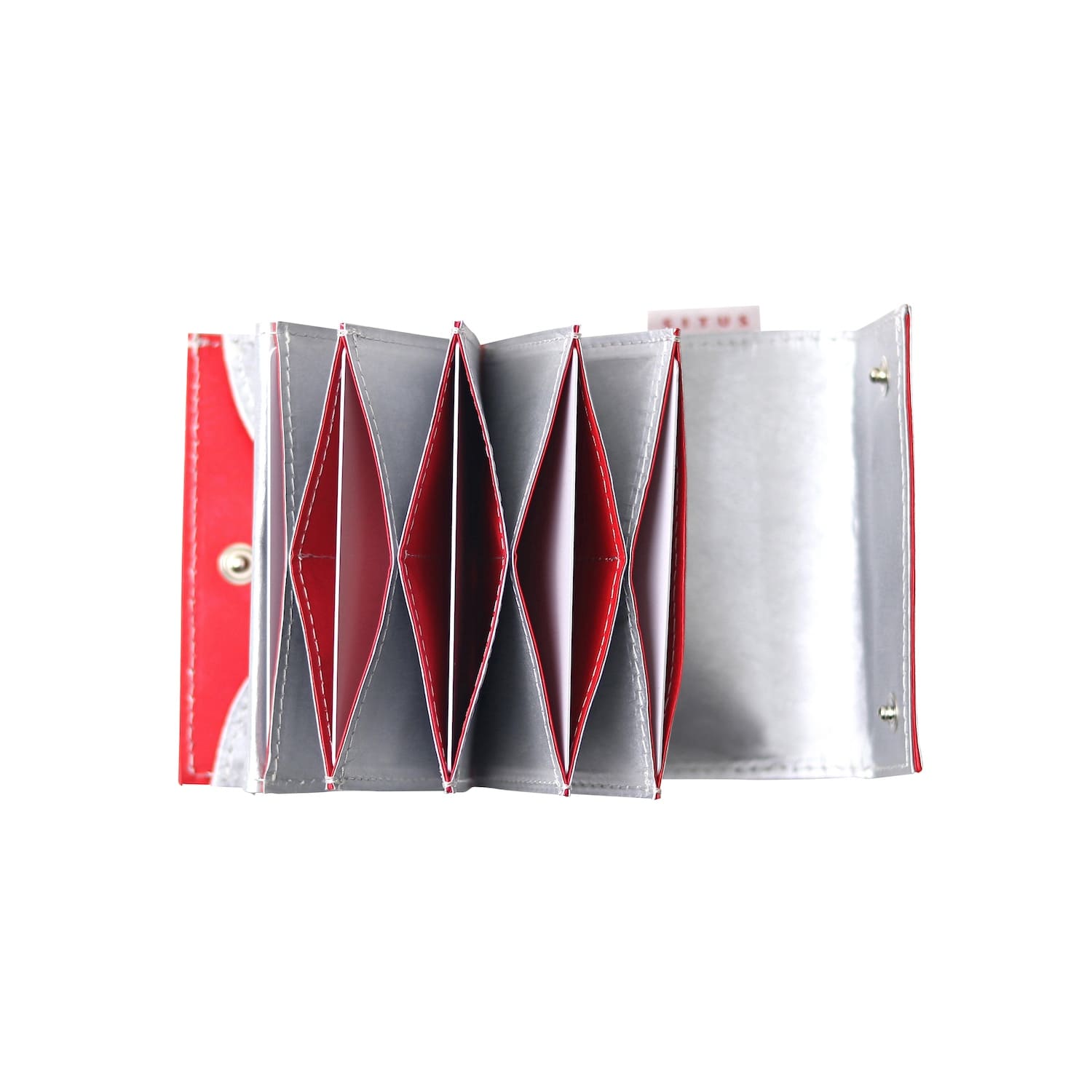 SITUS Minimalist Wallet Tyvek® | Silver×Red – SITUS.TOKYO