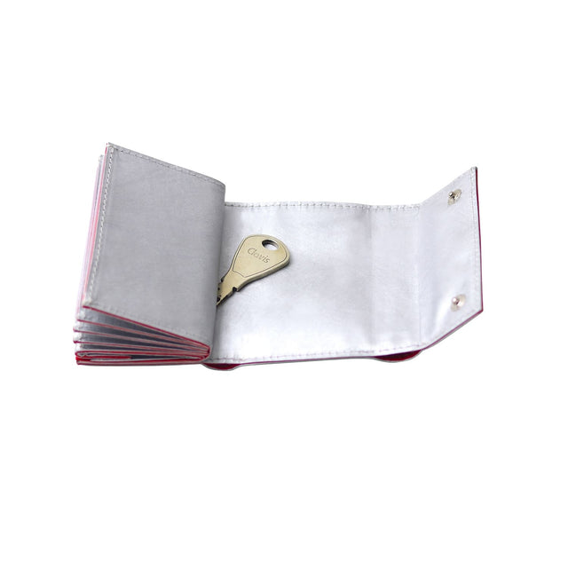 SITUS Minimalist Wallet Tyvek® | Silver×Red