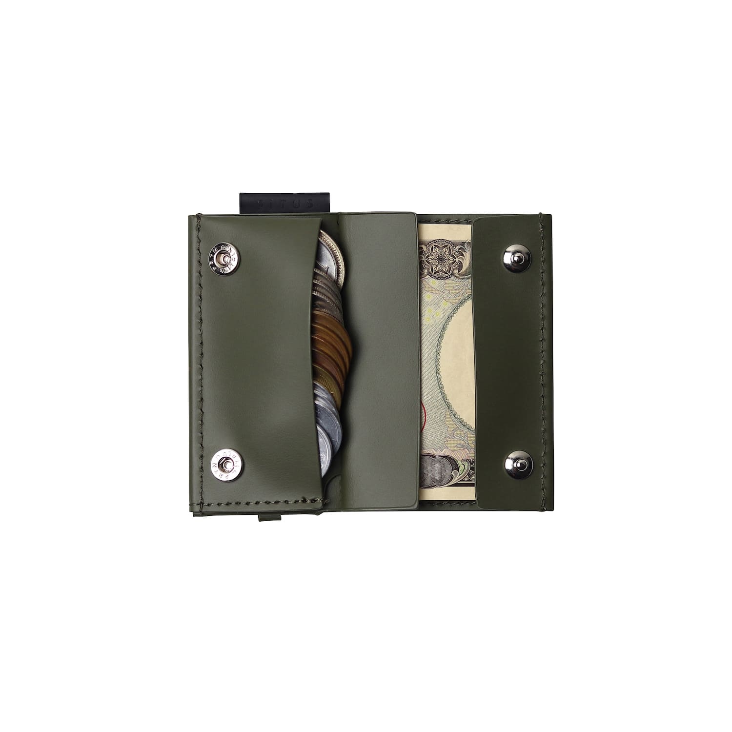 SITUS Micro Wallet Recycled Leather | Olive Green – SITUS.TOKYO
