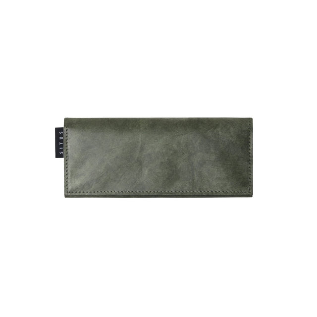SITUS Short Slim Card Case Tyvek® | Ivy Green